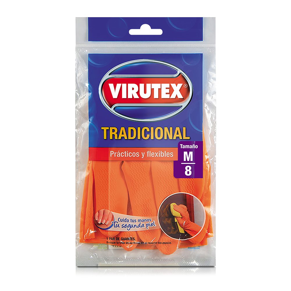 Guante tradicional (naranjo) mediano