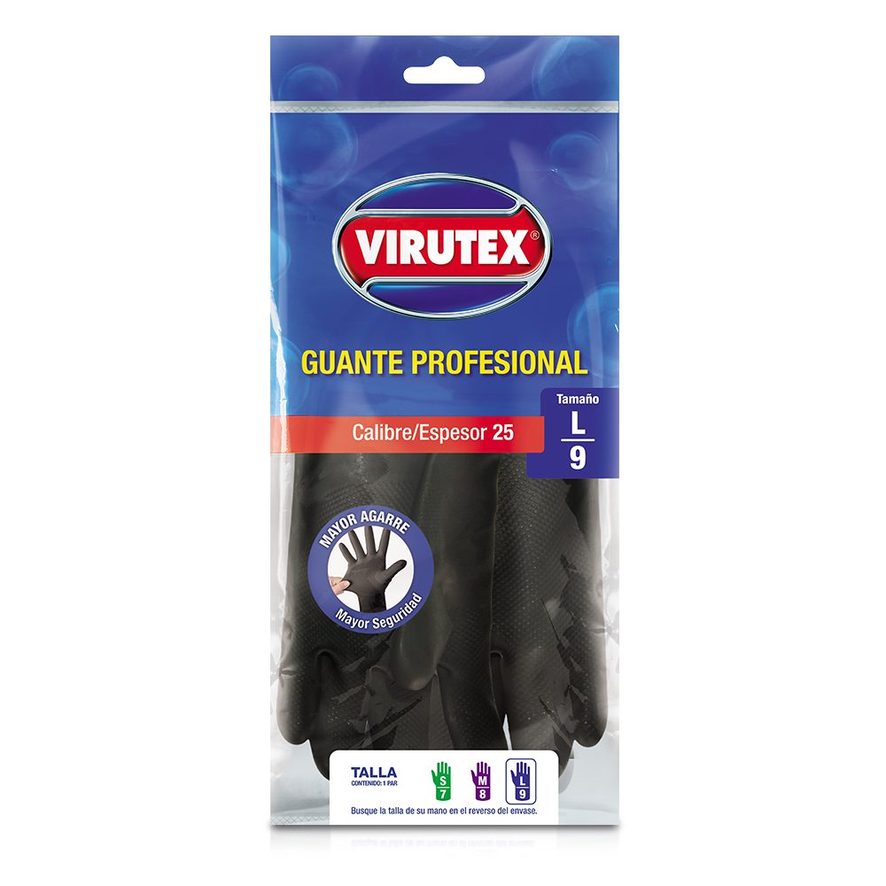 Guante virutex profesional calibre 25 talla l