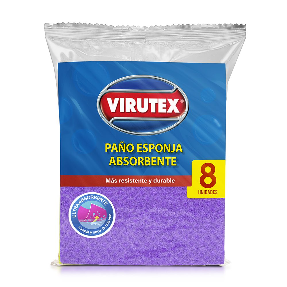 Paño esponja virutex x 8un