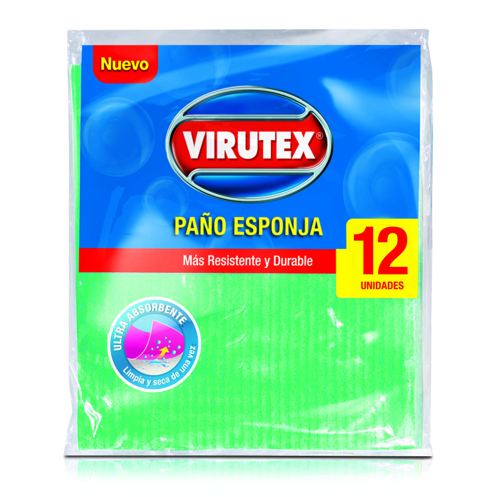Paño esponja x 12 clasica