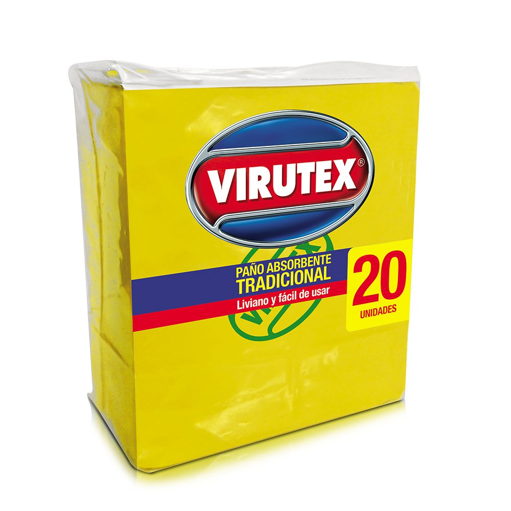 Paño virutex absorbente x 20un