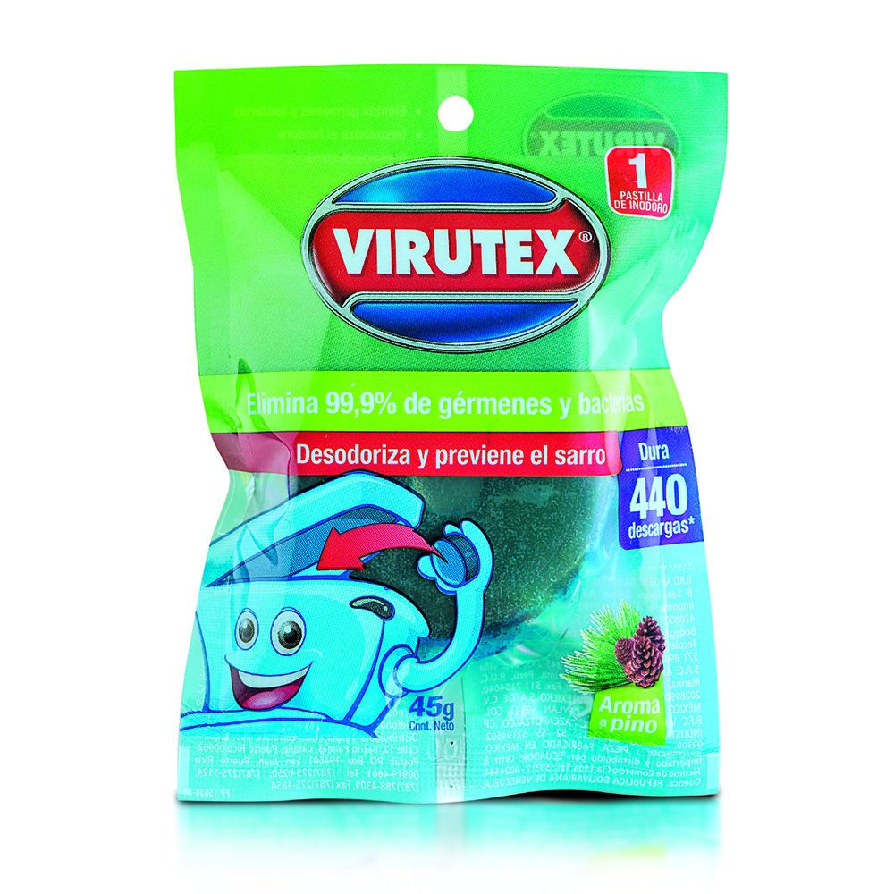Pastilla baño x1 pino clasica – virutex