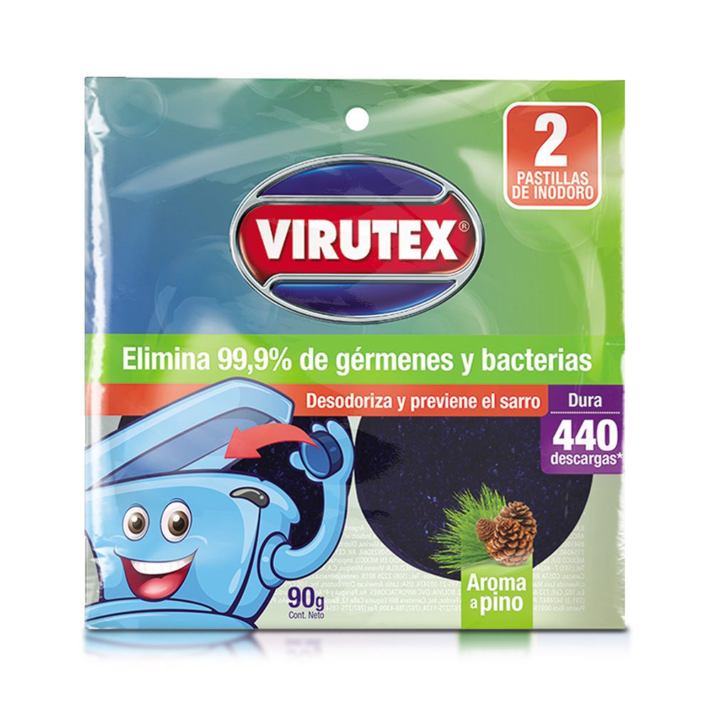 Pastilla baño x2 pino clasica – virutex