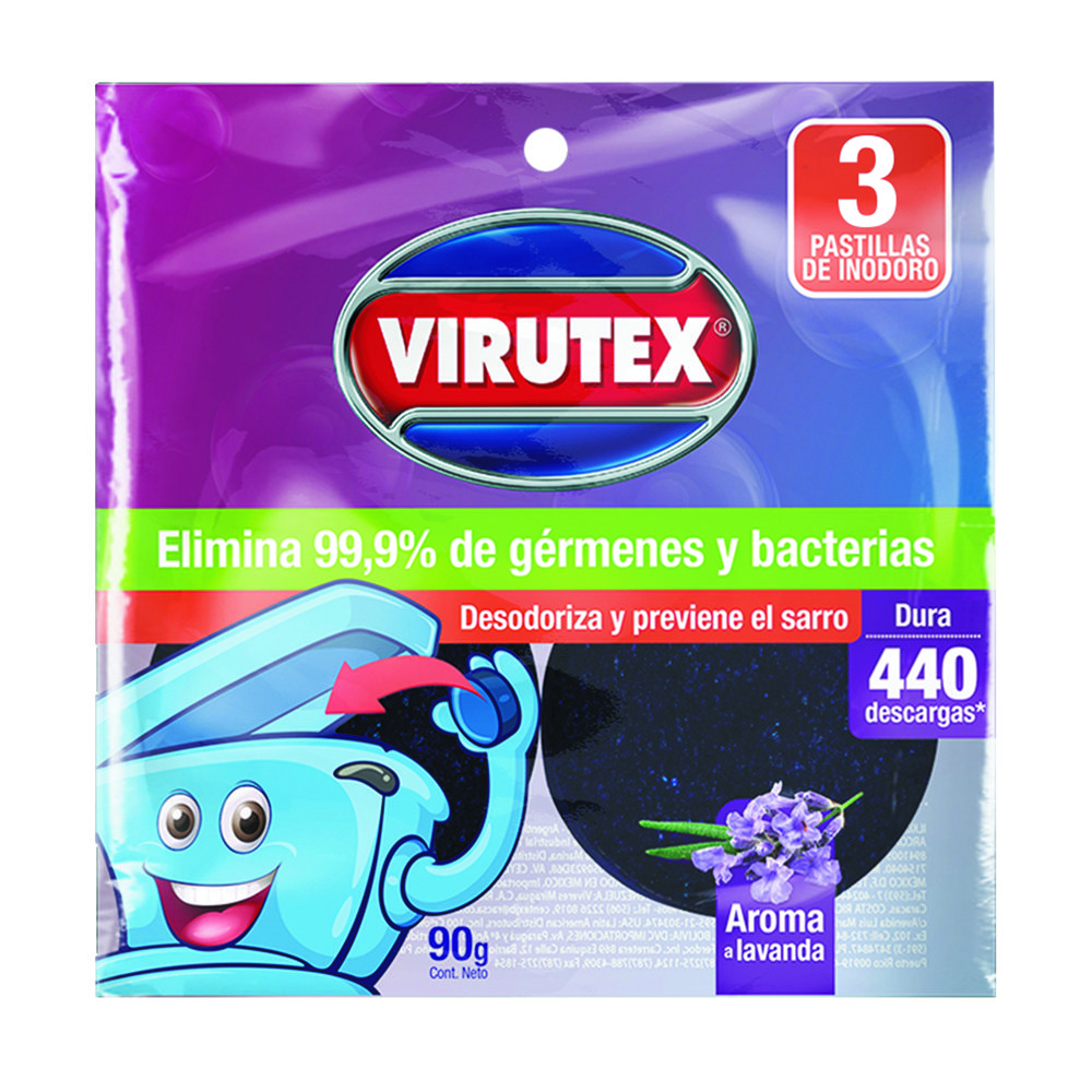 Pastilla baño x3 lavanda clasica – virutex